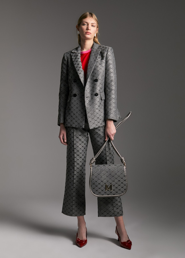 lola casademunt Pantalón jacquard monograma