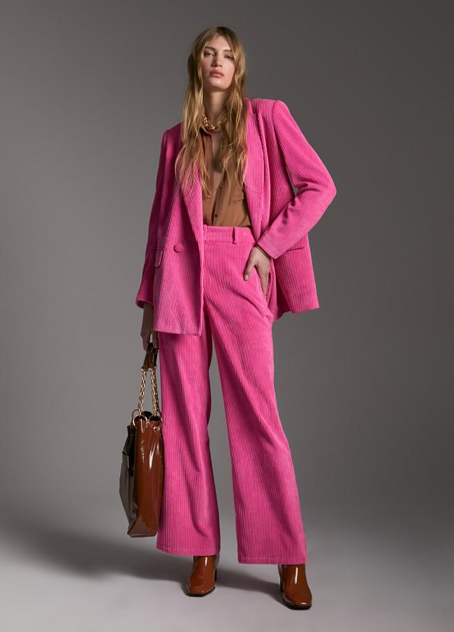 Lola Casademunt Pantalón Pana Wideleg