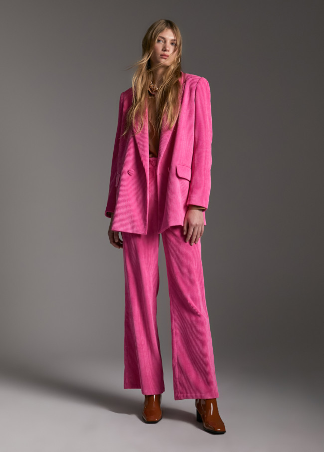 lola casademunt Pantalón pana wideleg