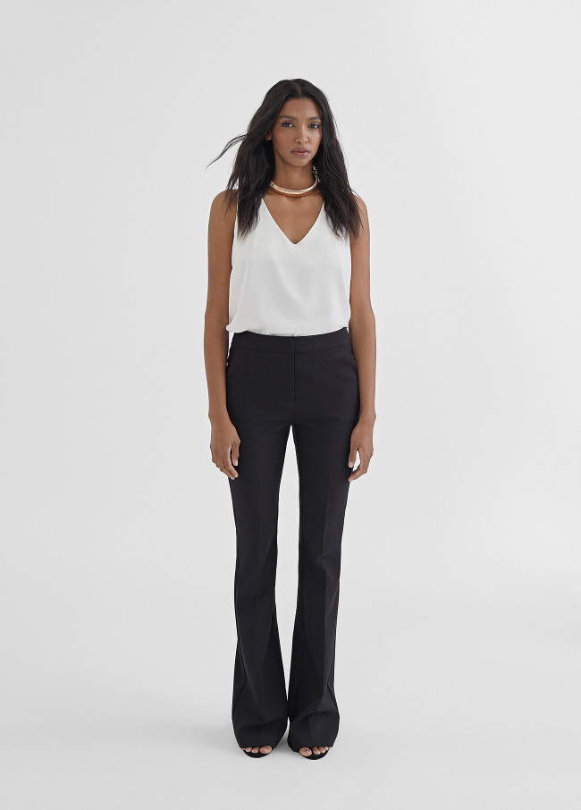 lola casademunt Pantalón skinny campana