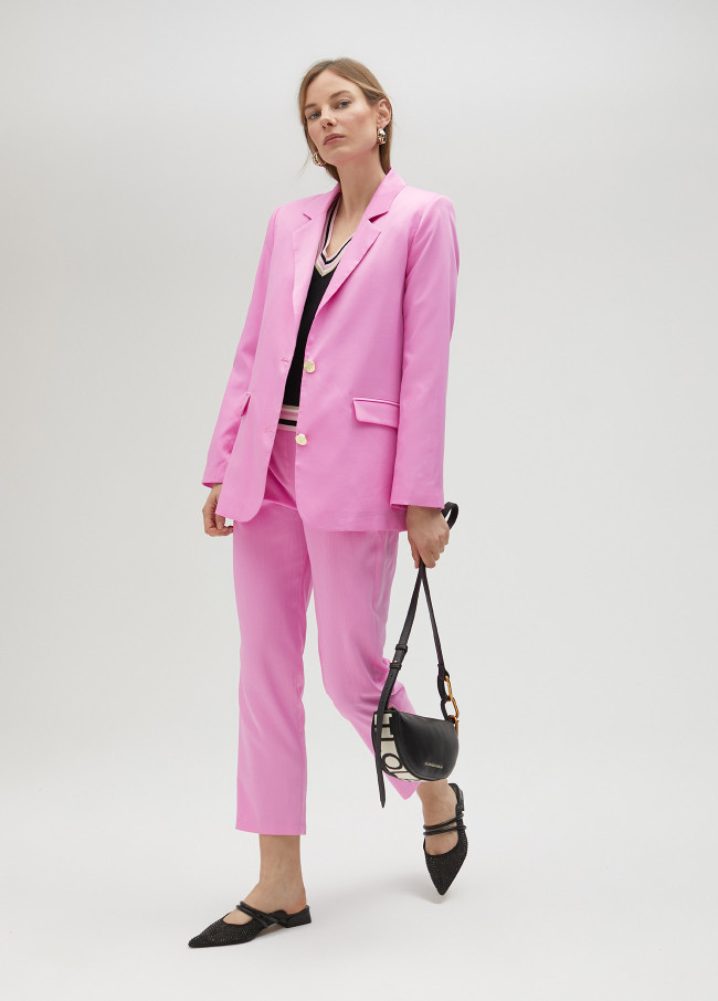 Lola Casademunt Pantalón Traje Recto