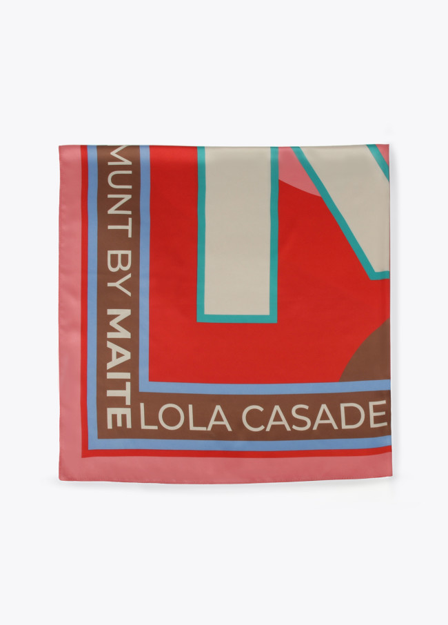 Lola Casademunt Pañuelo Satinado Maxi M