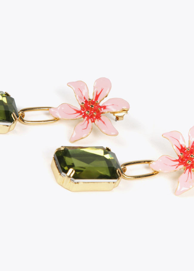 Lola Casademunt Pendiente Joya Flor