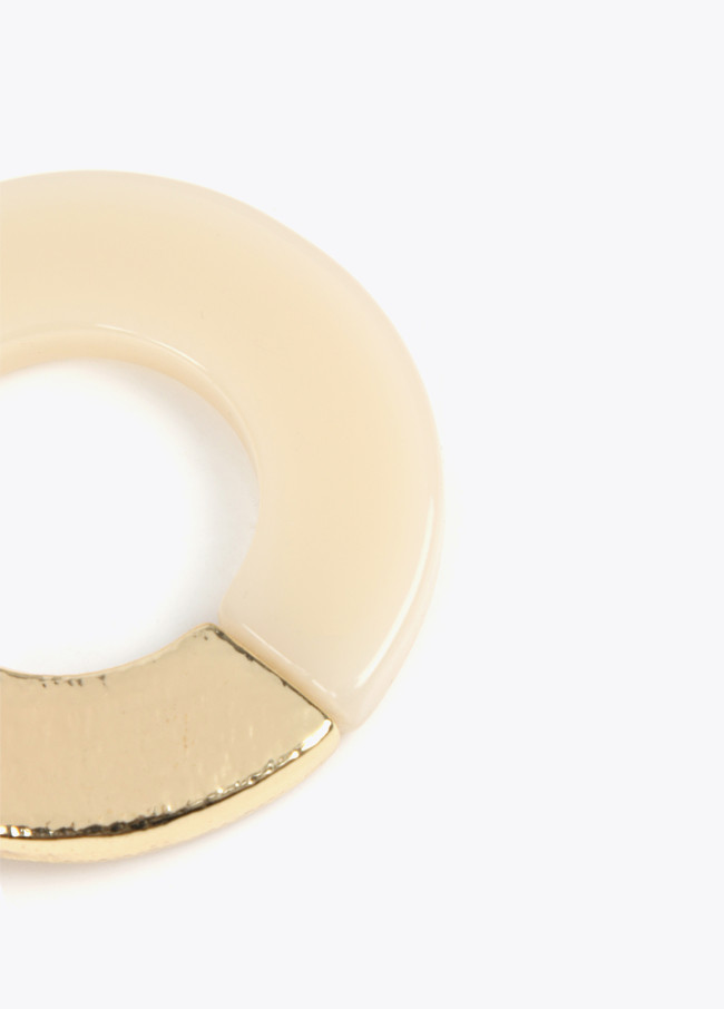 Lola Casademunt Pendientes Aro Bicolor