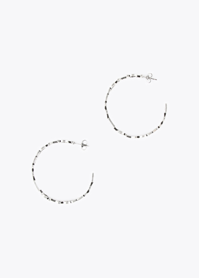 Lola Casademunt Pendientes Aro Logotipado