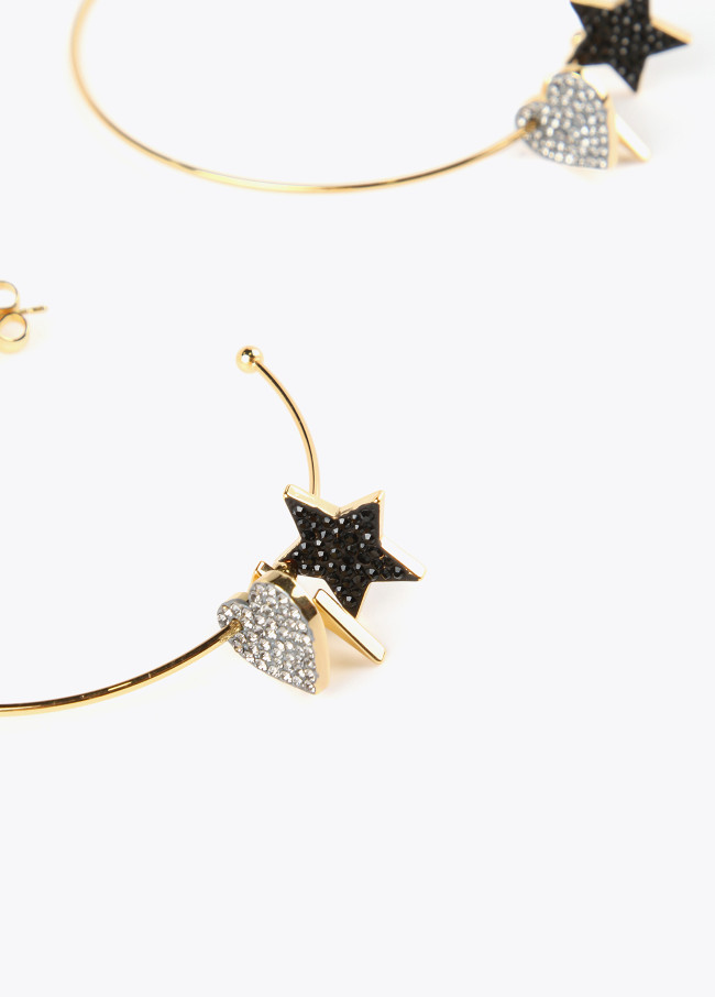 Lola Casademunt Pendientes Aro Y Charms