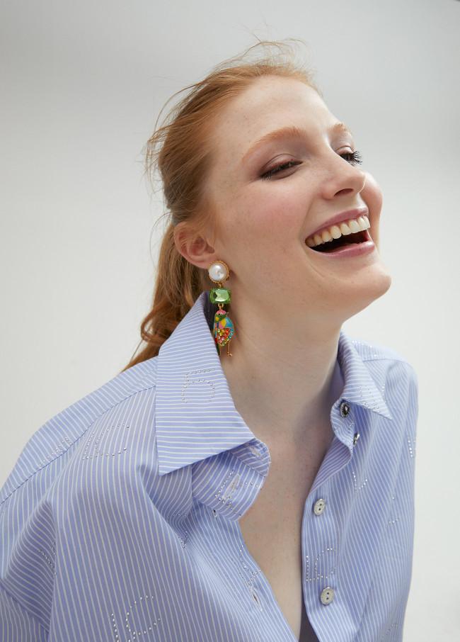 Lola Casademunt Pendientes Ave Tropical