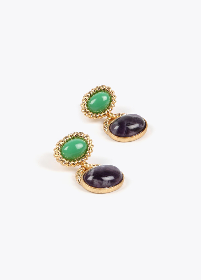 Lola Casademunt Pendientes Bicolor