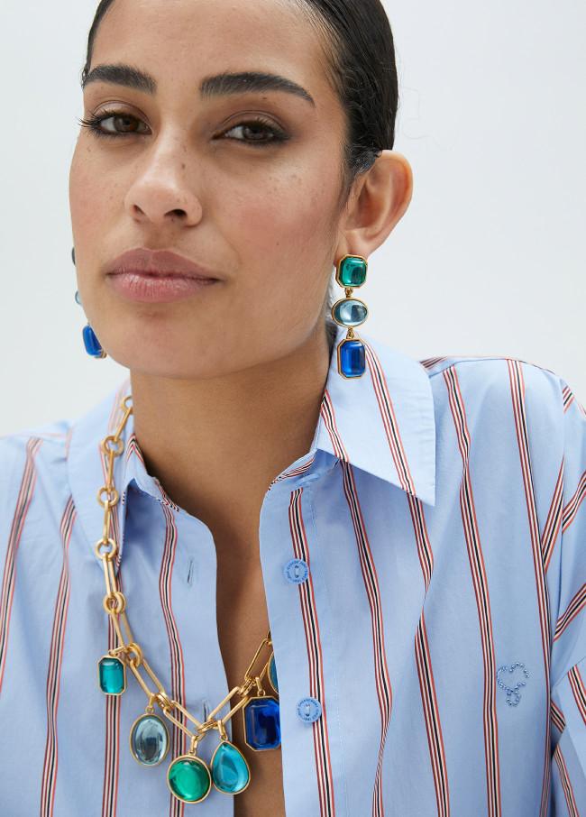 Lola Casademunt Pendientes Colgantes Con Abalorios