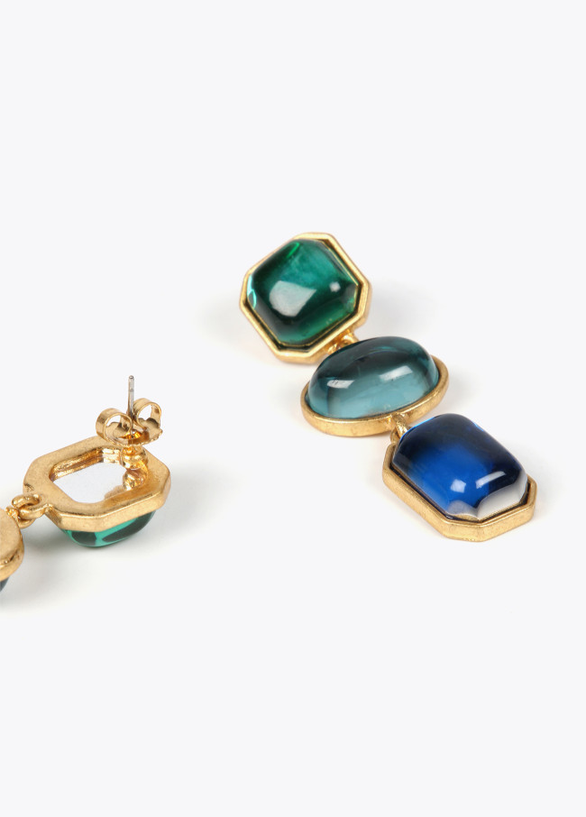 Lola Casademunt Pendientes Colgantes Con Abalorios