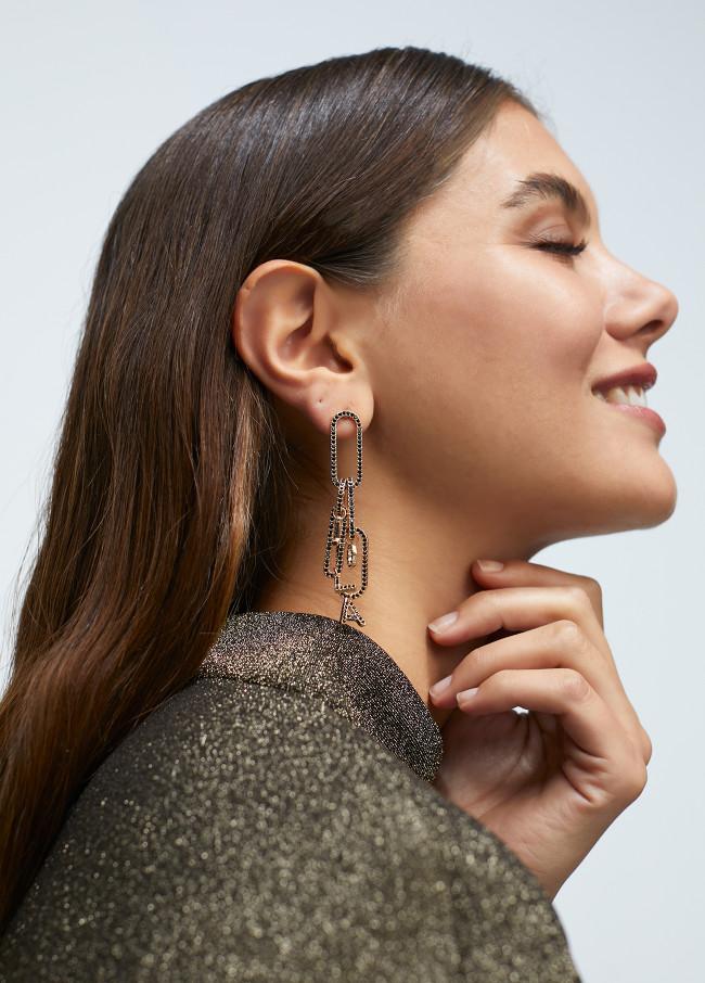 Lola Casademunt Pendientes Colgantes Y Cristales