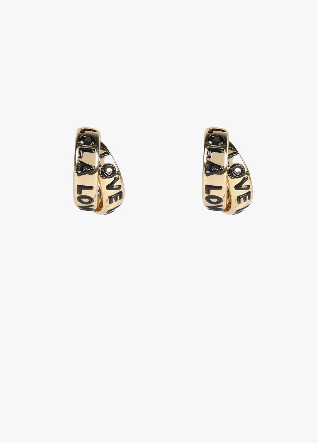 Lola Casademunt Pendientes Doble Aro Lola Love