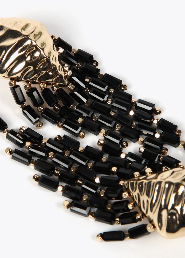 Lola Casademunt Pendientes Dorados Efecto Cascada