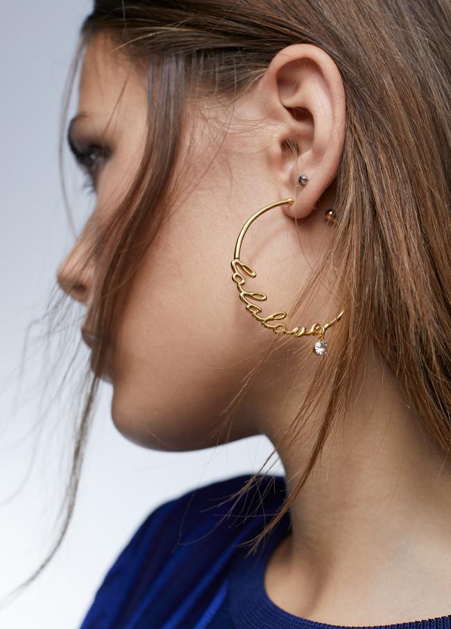 Lola Casademunt Pendientes Dorados Lola Love