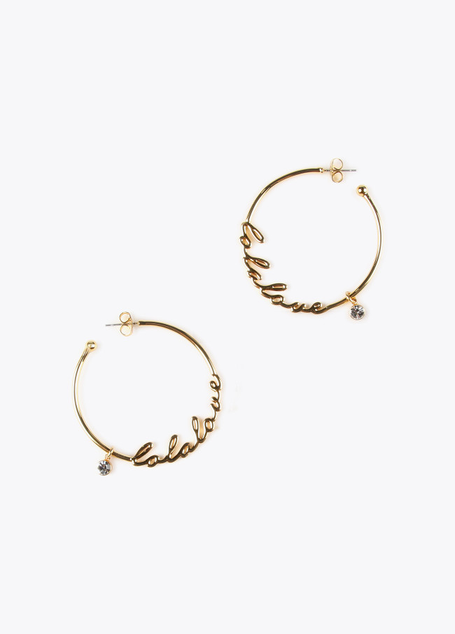 Lola Casademunt Pendientes Dorados Lola Love