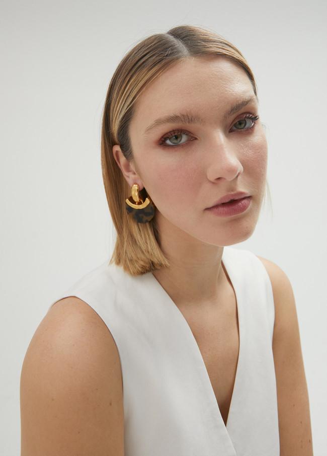 Lola Casademunt Pendientes Medialuna