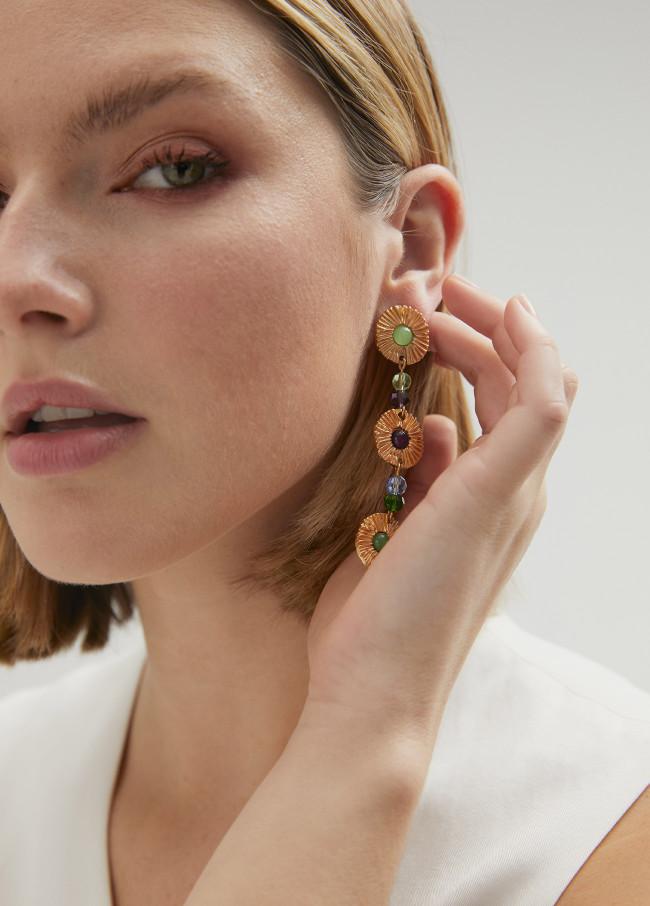 Lola Casademunt Pendientes Mini Flores