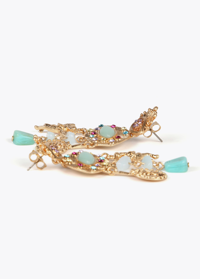 Lola Casademunt Pendientes Ojo Joya