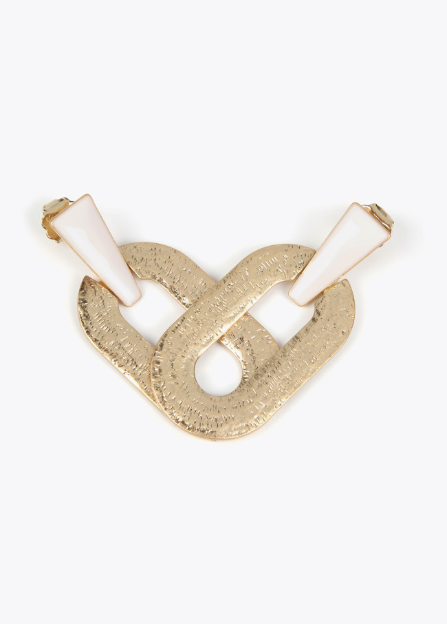 lola casademunt Pendientes ovalados