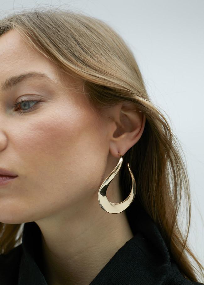 Lola Casademunt Pendientes Ovalo Con Forma