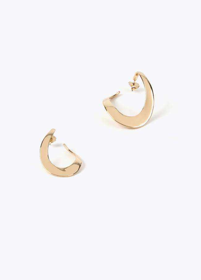 Lola Casademunt Pendientes Ovalo Con Forma