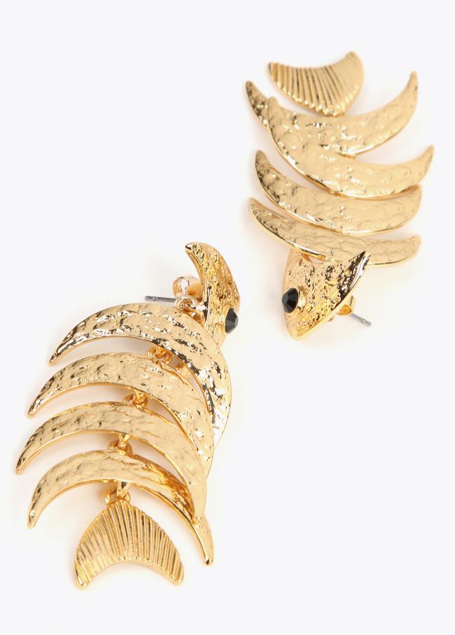 Lola Casademunt Pendientes Pez Articulado