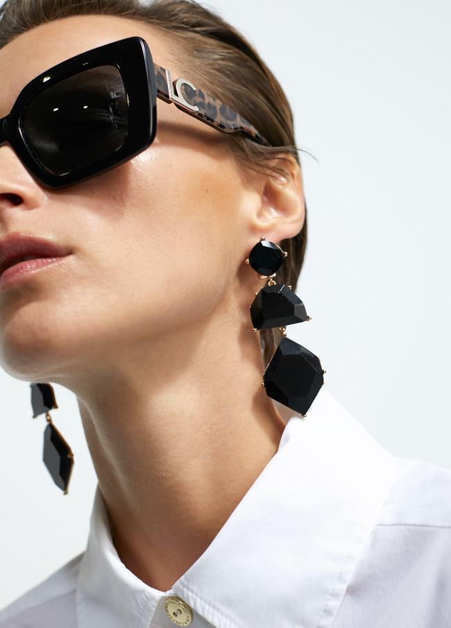 Lola Casademunt Pendientes Piedras