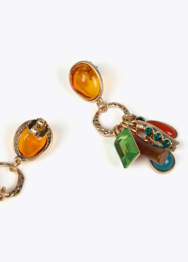 Lola Casademunt Pendientes Piezas De Colores