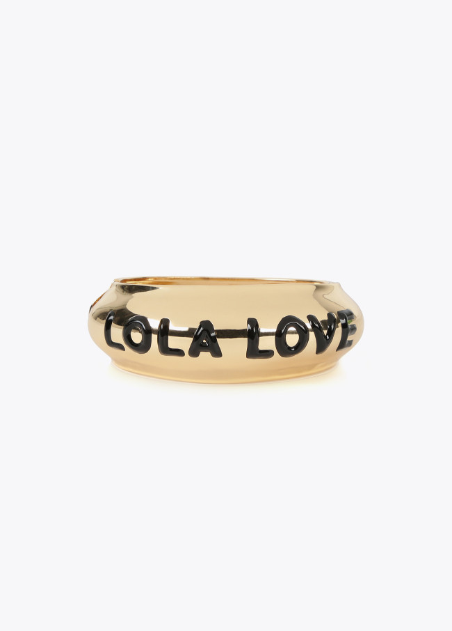 lola casademunt Pulsera dorada Lola Love