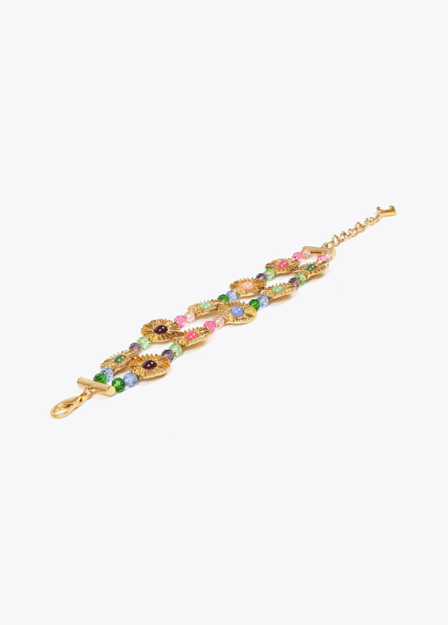 Lola Casademunt Pulsera Mini Flores