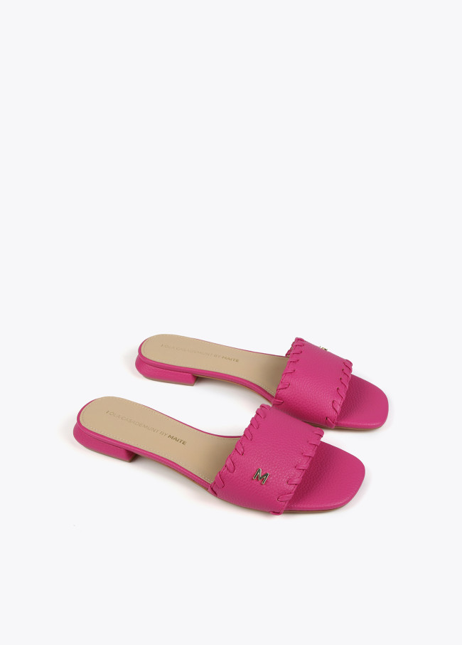 Lola Casademunt Sandalia Pala Con Detalle Trenzado