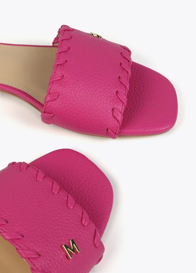 Lola Casademunt Sandalia Pala Con Detalle Trenzado