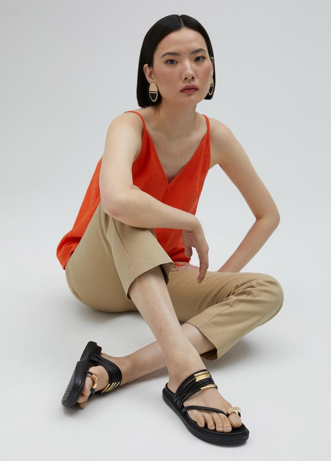 Lola Casademunt Sandalia Tiras Redondeadas