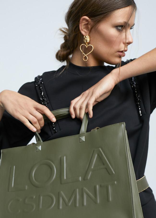 Lola Casademunt Shopper Logo Relieve