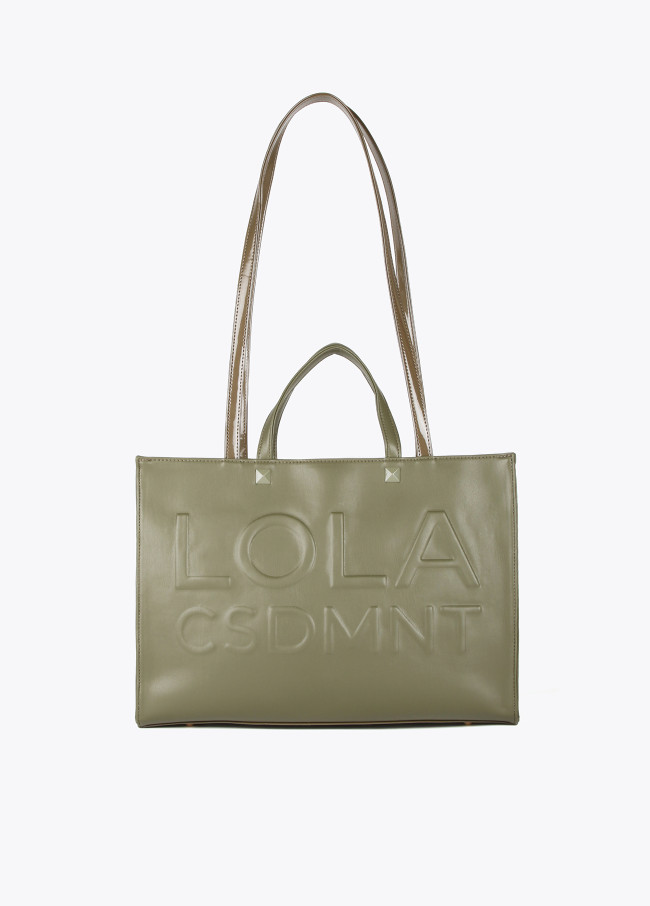 lola casademunt Shopper logo relieve