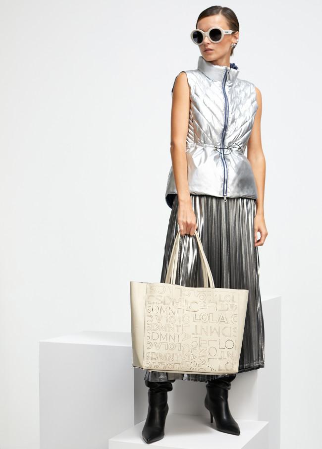 Lola Casademunt Shopper Logo Troquelado