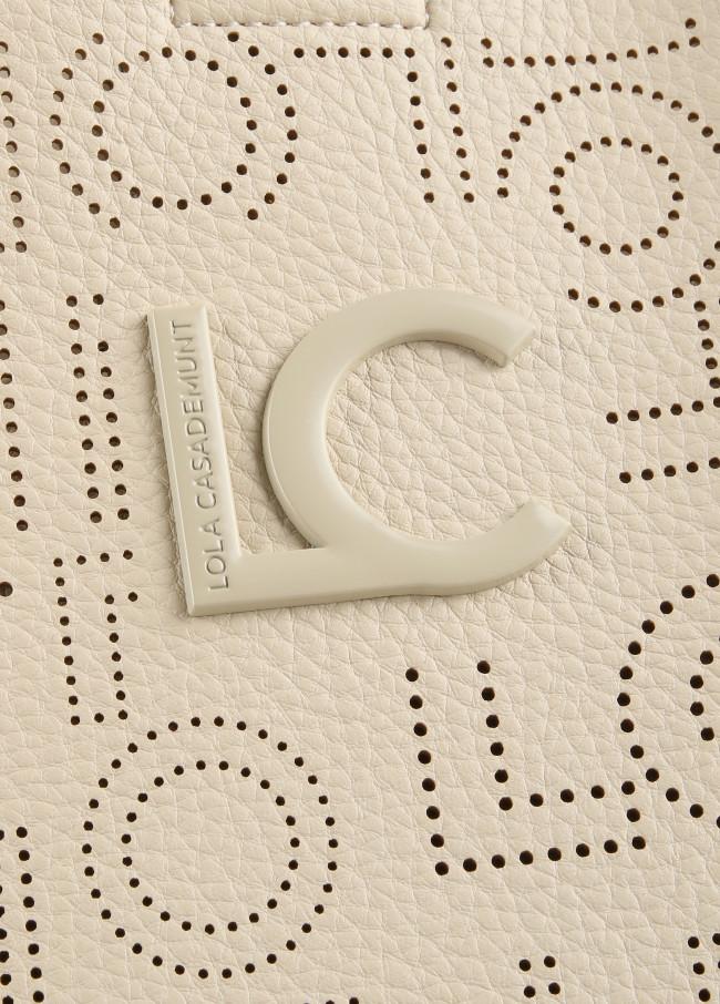 Lola Casademunt Shopper Logo Troquelado