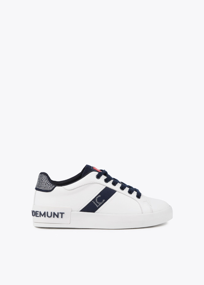 lola casademunt Sneaker con piedras brillantes