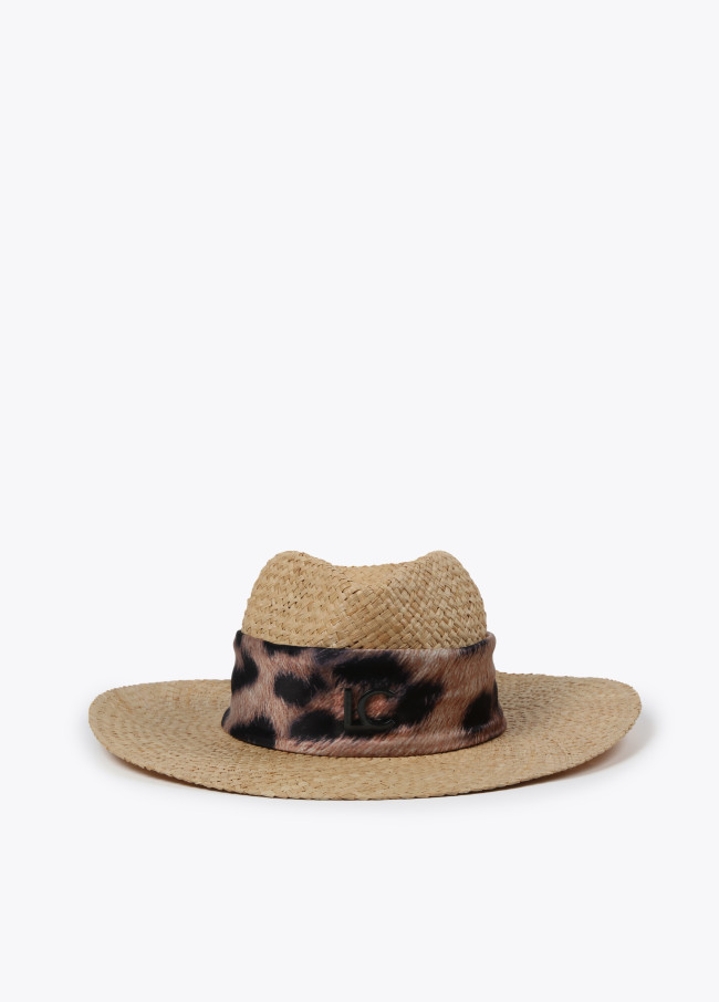 Lola Casademunt Sombrero Ala Ancha Con Pañuelo
