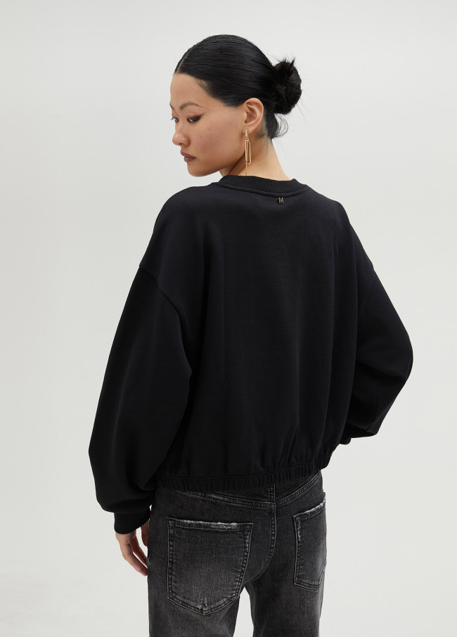 Lola Casademunt Sudadera Animal Con Pedrería