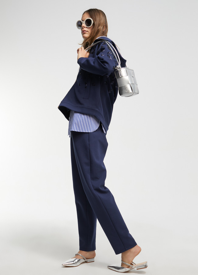 Lola Casademunt Sudadera Detalle Lentejuela