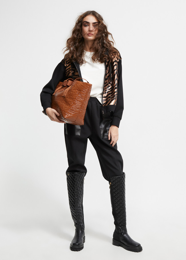 Lola Casademunt Sudadera Lentejuelas