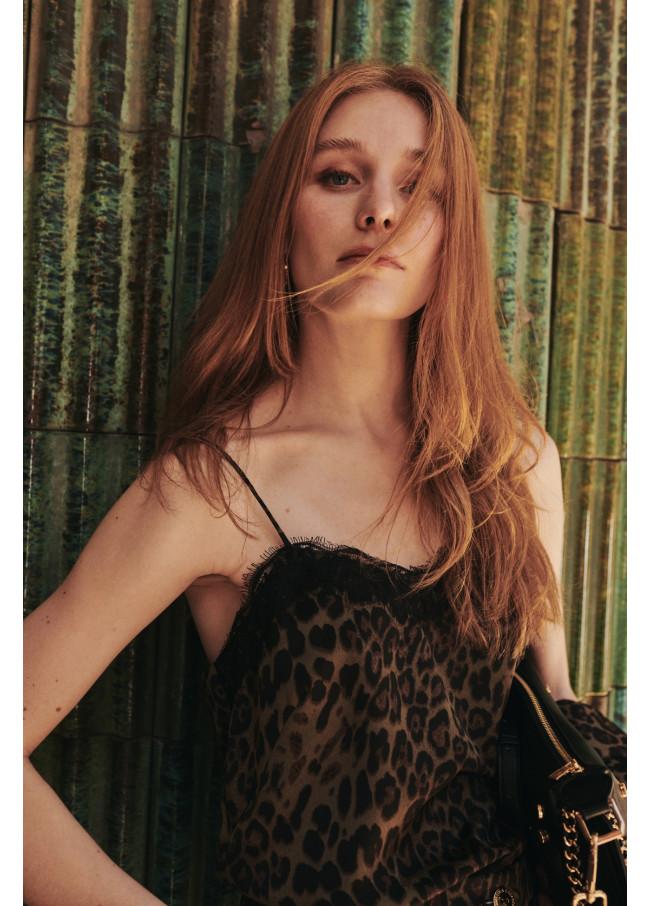 lola casademunt Top animal print