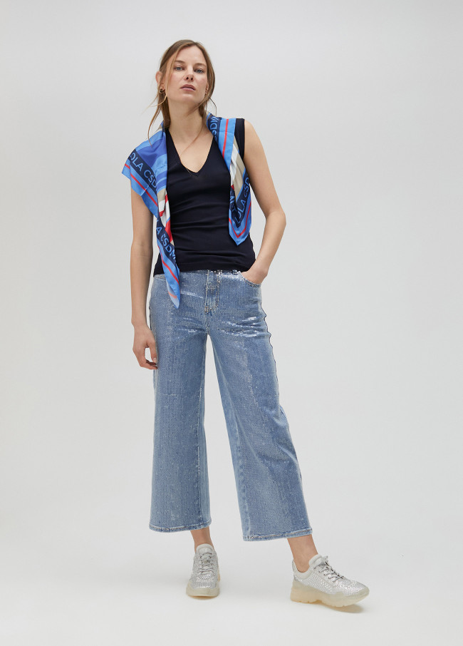 Lola Casademunt Top Básico Punto