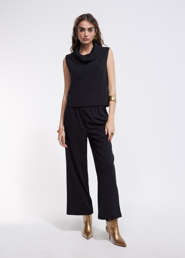 Lola Casademunt Top Cuello Desbocado