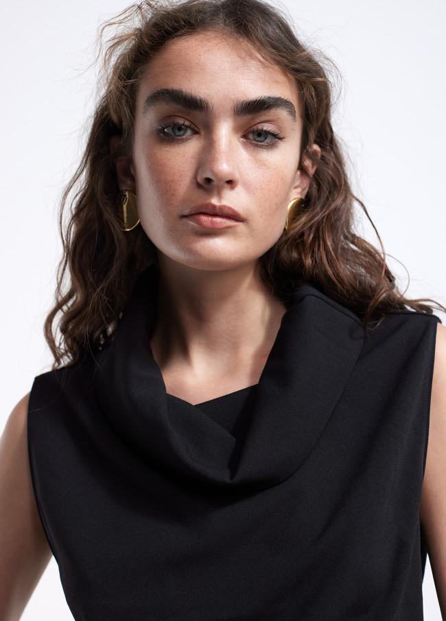 Lola Casademunt Top Cuello Desbocado