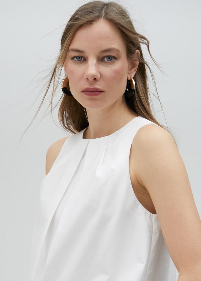 Lola Casademunt Top De Popelín