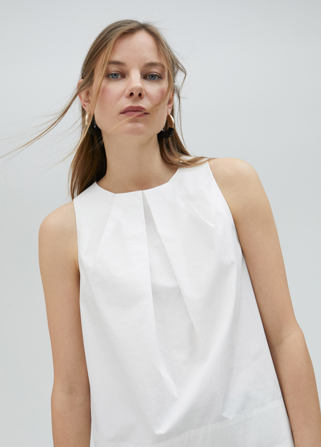 Lola Casademunt Top De Popelín