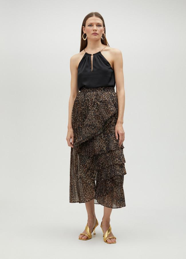 Lola Casademunt Top Halter Con Cadena