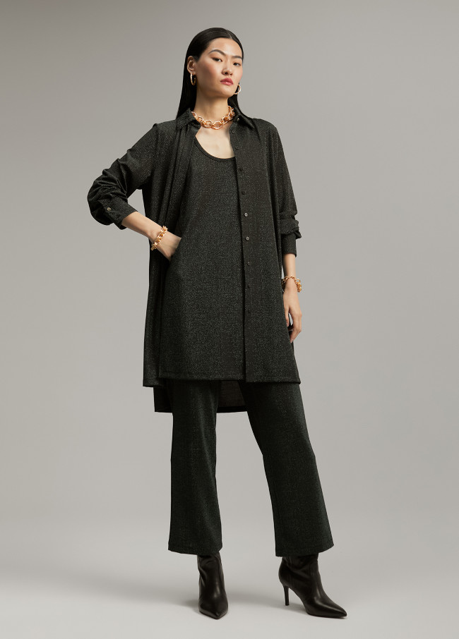 Lola Casademunt Top Largo Lúrex